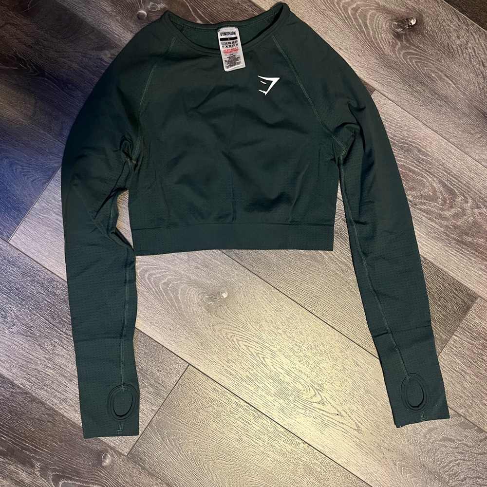 Gymshark Women’s Dark Green Vital Crop (new in ba)